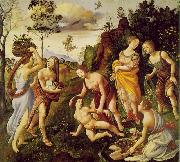 Piero di Cosimo The Finding of Vulcan on Lemnos oil on canvas